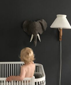 Gamcha Deko Tierkopf aus Filz | Elefant