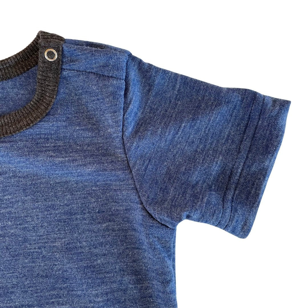 Glückskind Body kurzarm Merinowolle & Seide | Royal