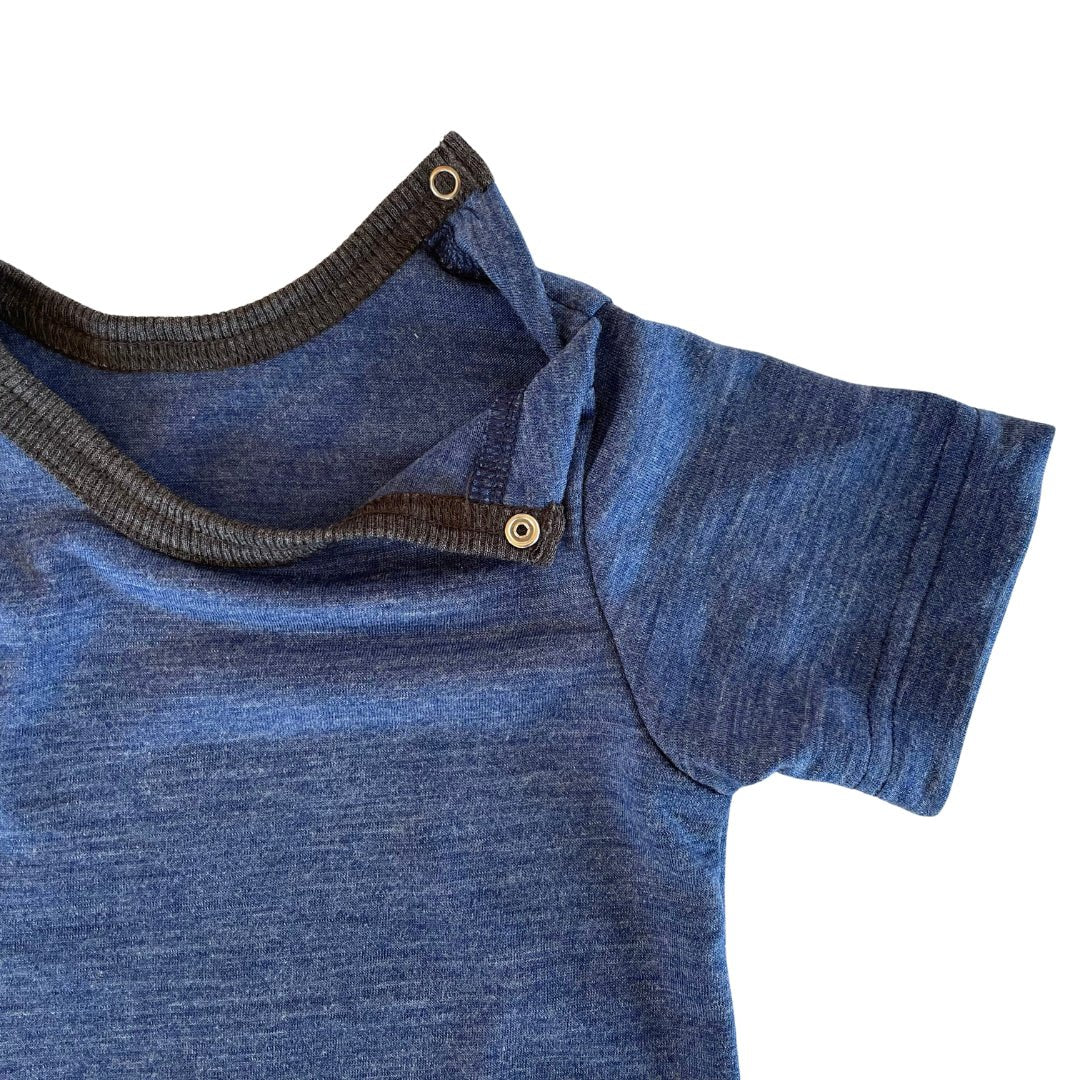 Glückskind Body kurzarm Merinowolle & Seide | Royal