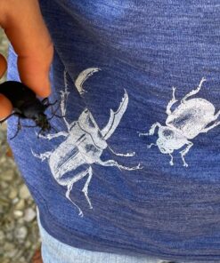 Glückskind T-Shirt Merinowolle & Seide Hirschkäfer | Royal