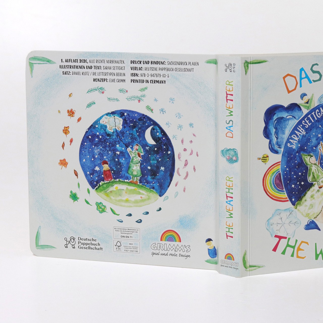 Grimm's Pappebuch (ab 1 J.) | Das Wetter – Bild 12