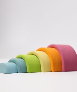 Alternative view of Grimm's Regenbogen aus Lindenholz (ab 1 J.) | pastell (6 Teile)