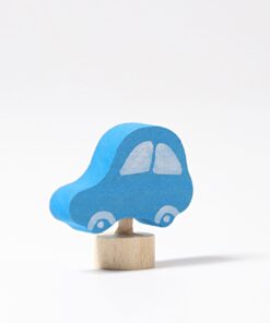 Grimm's Geburtstagsring Steckfigur | Auto blau