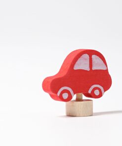 Grimm's Geburtstagsring Steckfigur | Auto rot