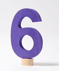 Grimm's Geburtstagsring Zahlenstecker | 6