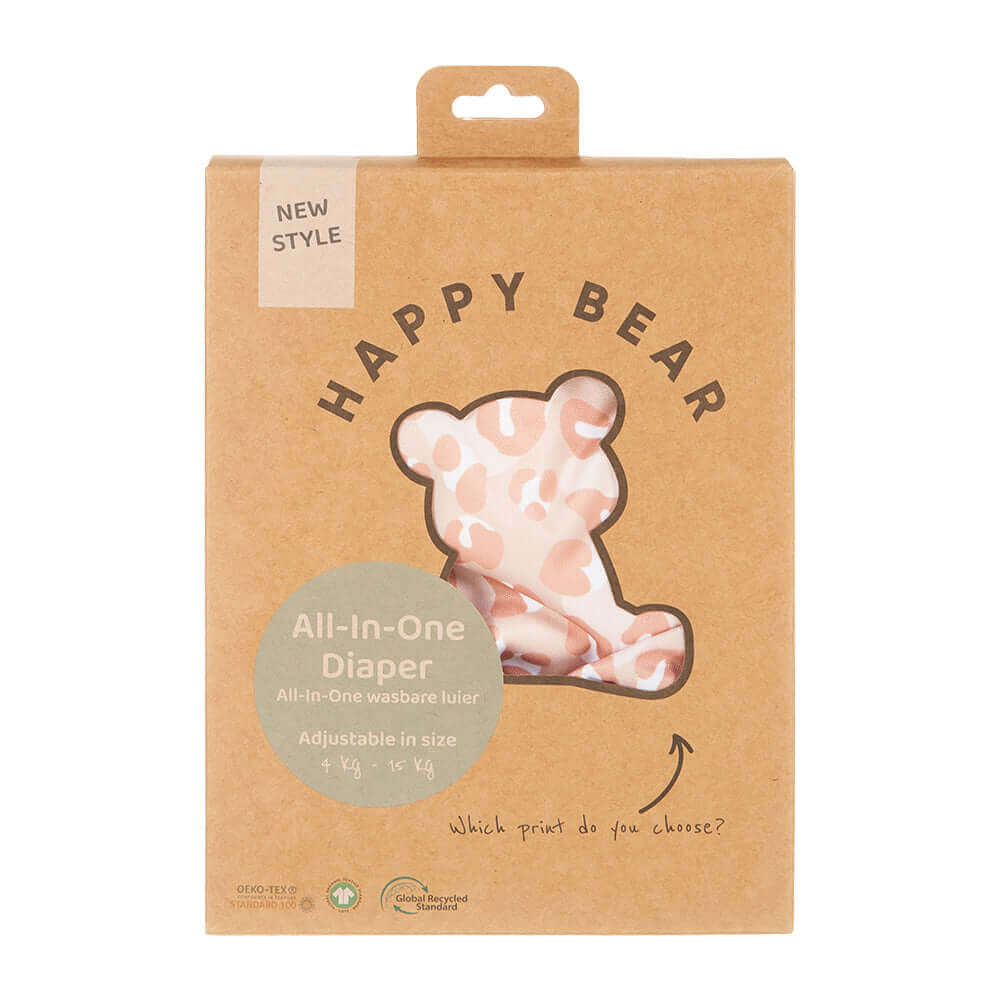 Happy Bear Stoffwindel ALL-IN-ONE (4-15Kg) | Roar – Bild 4