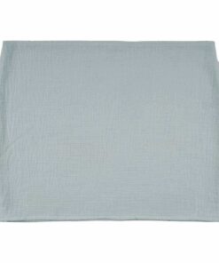 Hobea Baby Lagerungsbezug für Stillkissen Musselin | graublau