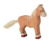 Holztiger PFERD stehend hellbraun