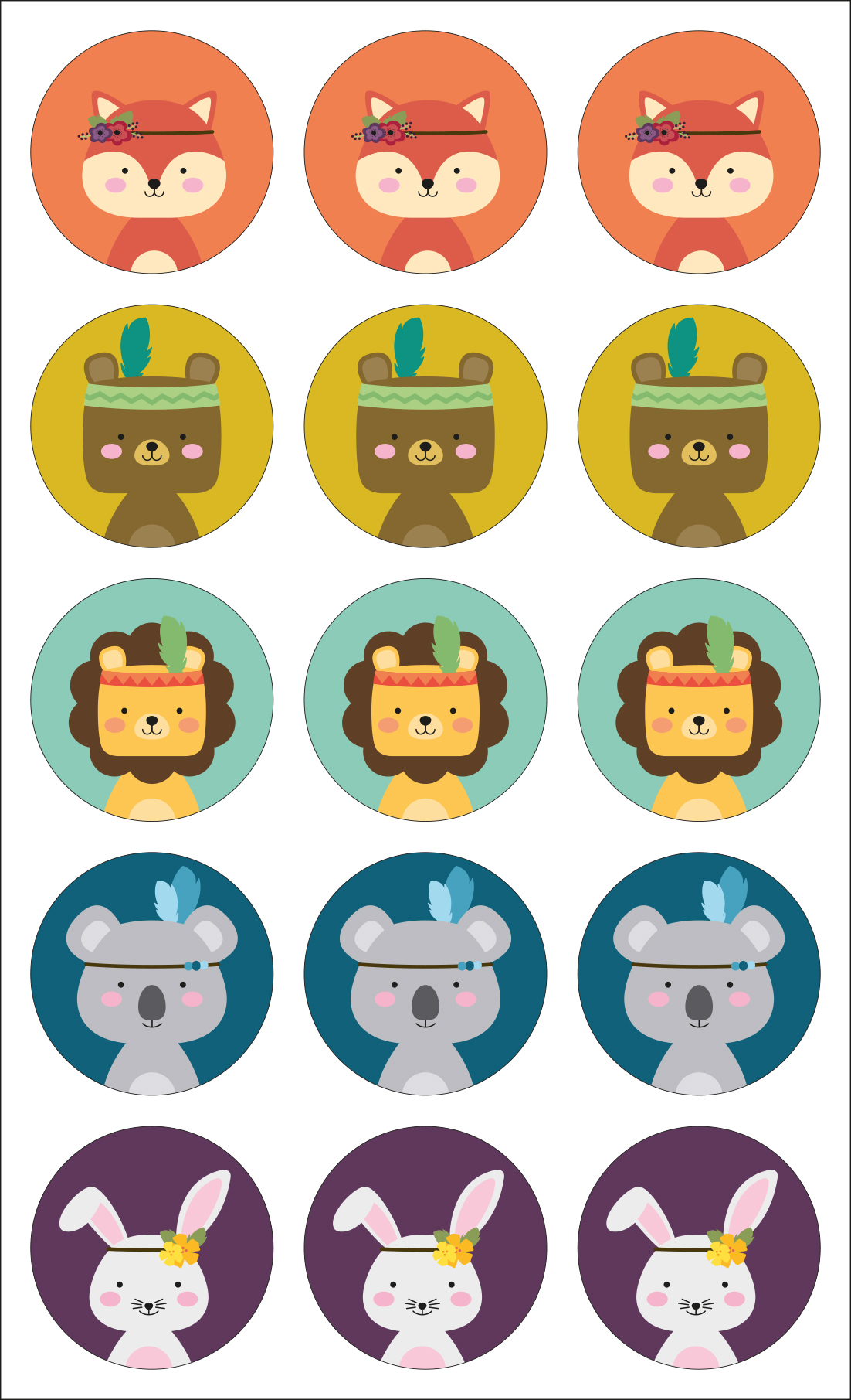 Sticker (wasserfest) | 5 FREUNDE