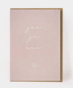 kartenmarie Klappkarte | YES JA OUI