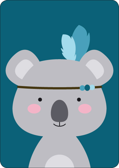 Postkarte A6 | Koala HENRI