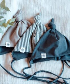 Kukka Kids MENTHA Zwergenkappe | grau/weiss