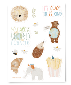 Hej Hanni Sticker (spülmaschinenfest) | Kunterbunt