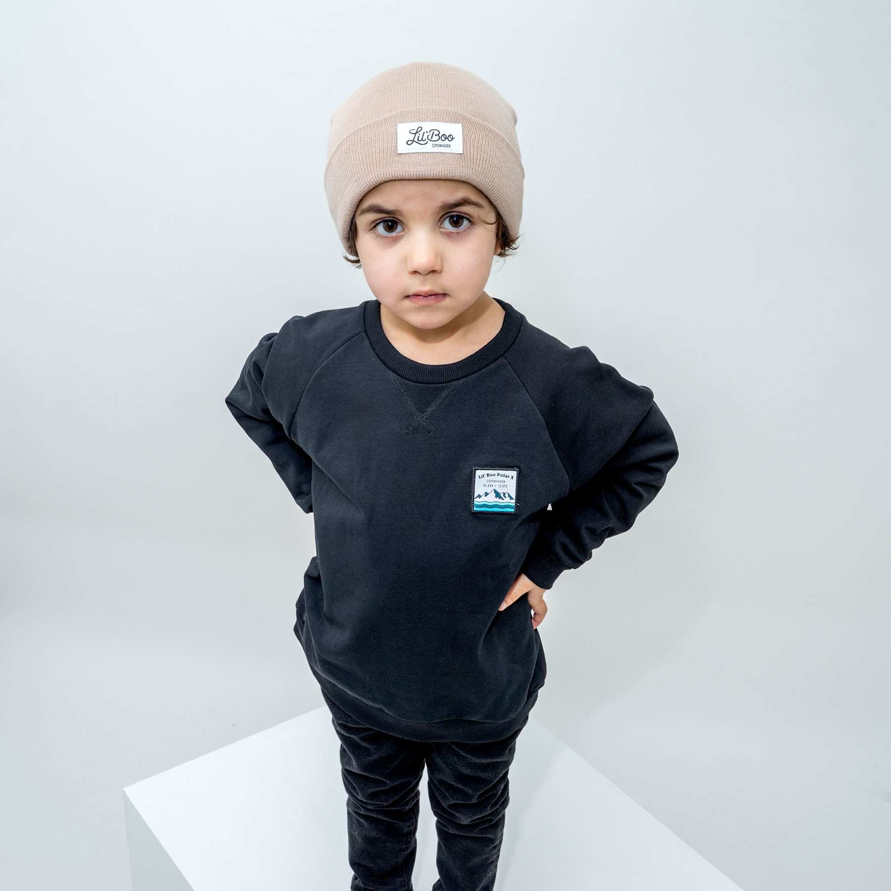 LIL' BOO Classic Merino Beanie | sand