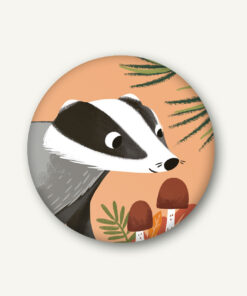 VIERUNDFÜNFZIG Magnet (37mm) | Dachs