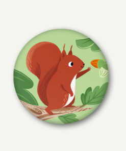 VIERUNDFÜNFZIG Magnet (37mm) | Eichhörnchen