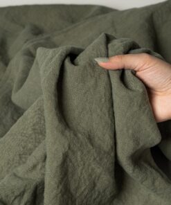 MENIQUE Geschirrtuch aus Bio Leinen 45x70cm | Stone Green