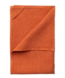 MENIQUE Geschirrtuch aus Bio Leinen 45x70cm | Cinnamo red