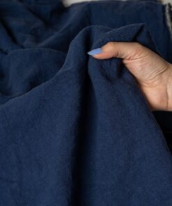 MENIQUE Kids Bio Leinen Hose DAKOTA | Storm blue