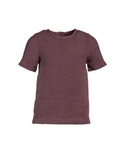 MENIQUE Kids Bio Leinen Shirt EMMA | Cinnamon red