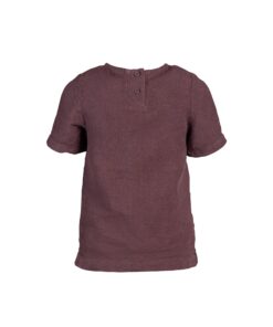MENIQUE Kids Bio Leinen Shirt EMMA | Cinnamon red
