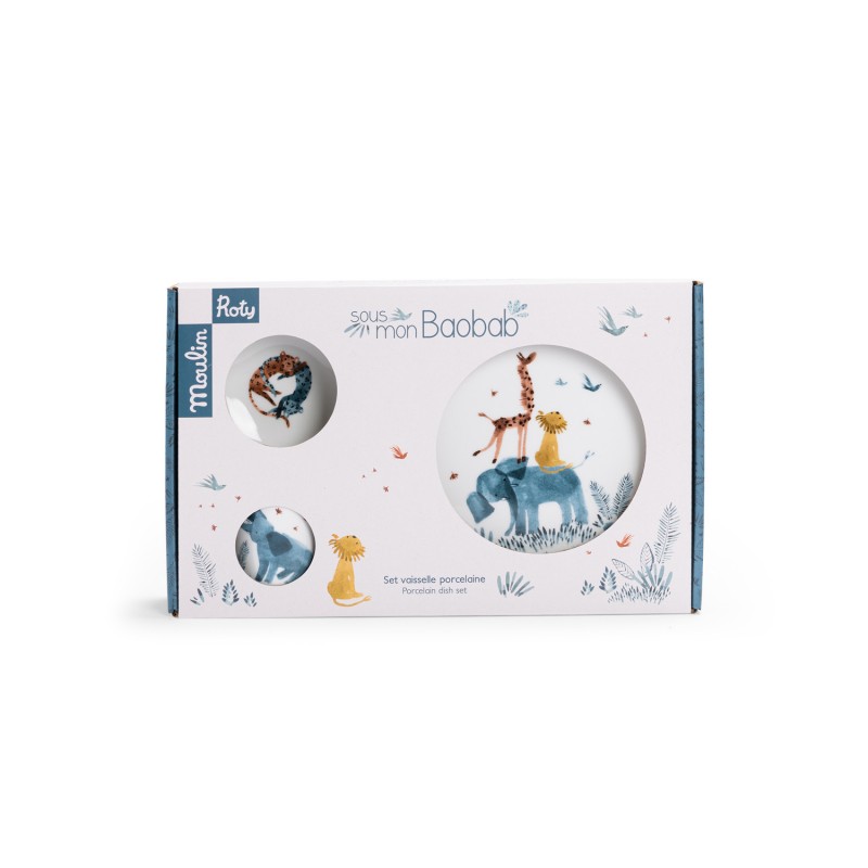 Moulin Roty Geschirr Set Porzellan | sous mon baobab