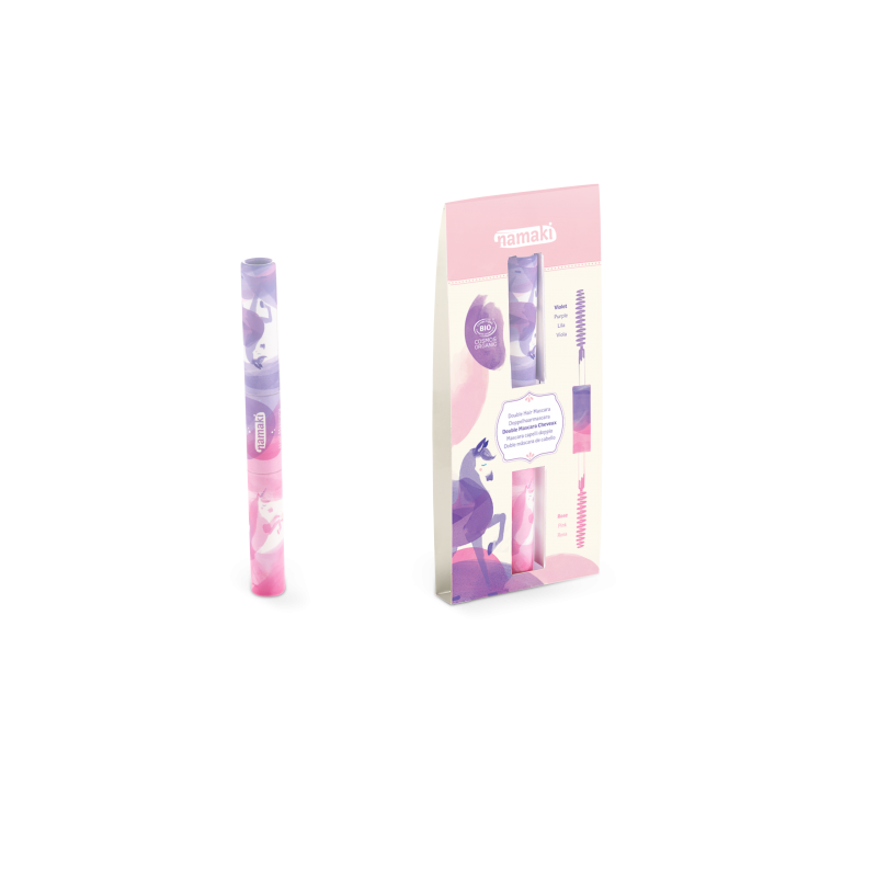 Namaki Bio Haar Mascara DOUBLE | Rose violet – Bild 4