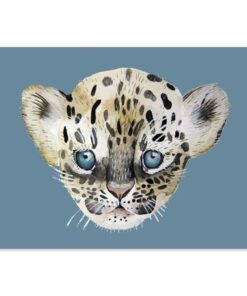 NUUKK Karte aus Holzschliffpappe | Leopard