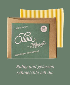Feste Dusch- und Pflegeseife vegan | Olivia - 100% NATUR von Toggenburger Naturseifen