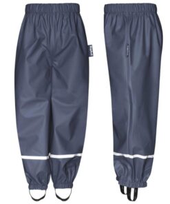 Playshoes Halb Regenhose Fleece (gefüttert) | marine