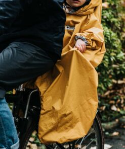 Rainette Regenschutz für Kinder Velositz | gelb