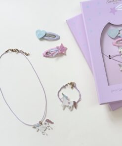 Rockahula Geschenk Set Haar & Schmuck | Unicorn