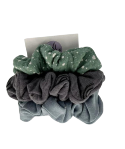 Scrunchie Set Kinder | mintpünktli-grau-blau
