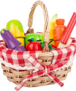 small foot Picknickkorb mit Schneide-Lebensmitteln aus Holz (ab 3 Jahren)