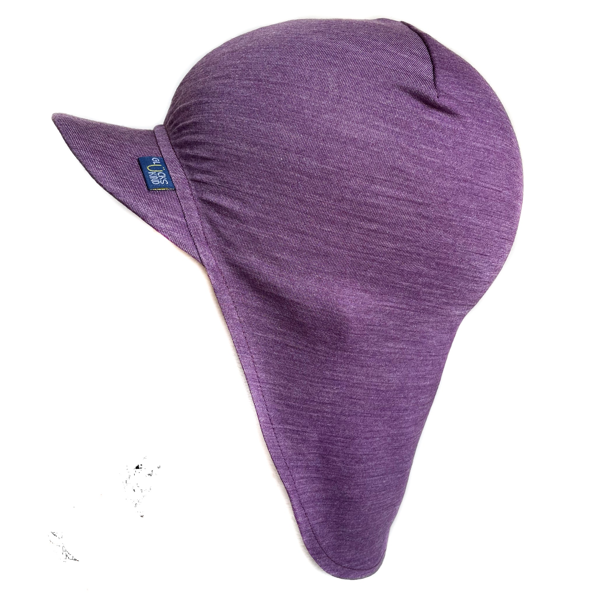 Glückskind Sommerkappe Merinowolle & Seide | Brombeere – Bild 2