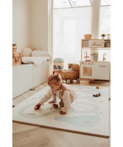 Play&Go Wende Puzzlematte 6 STK (120cm x 180cm) | Dorf / stone