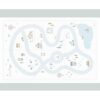 Play&Go Wende Puzzlematte 6 STK (120cm x 180cm) | Dorf / stone
