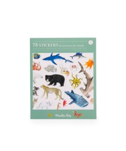 Moulin Roty Stickers (78 Stk) | Tiere rund um die Welt
