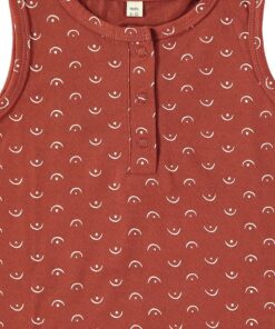 Tiralahilacha Unisex Baby Strampler kurzarm BAUMWOLLE | Tits Red