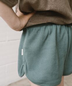 Tiralahilacha Waffel Kinder Shorts HUALI | blau