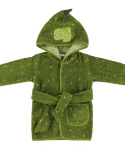 Trixie Bademantel 100% Bio Baumwolle (1-2 J.) | Dino