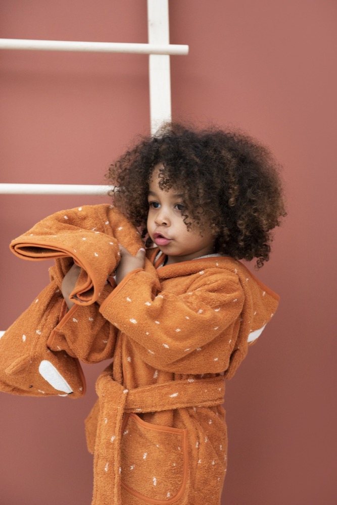 Trixie Bademantel 100% Bio Baumwolle (1-2 J.) | Fuchs – Bild 3