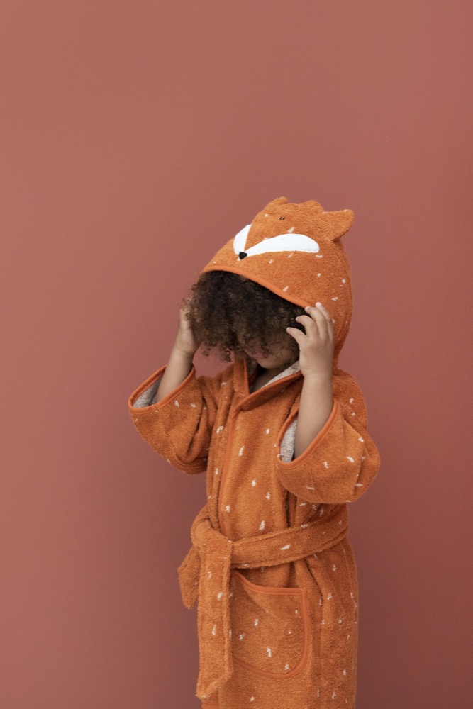 Trixie Bademantel 100% Bio Baumwolle (1-2 J.) | Fuchs – Bild 2