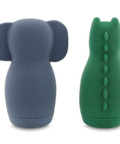 Trixie Badespielzeug (ab 6 Monaten) | Quetschtiere Mrs. Elephant & Mr. Crocodile