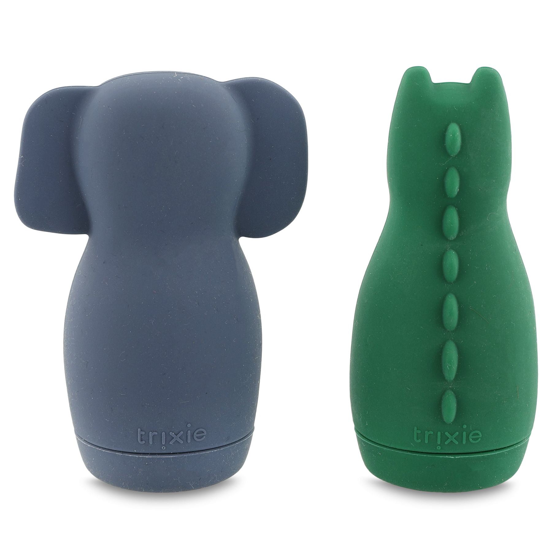 Trixie Badespielzeug (ab 6 Monaten) | Quetschtiere Mrs. Elephant & Mr. Crocodile