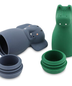 Trixie Badespielzeug (ab 6 Monaten) | Quetschtiere Mrs. Elephant & Mr. Crocodile