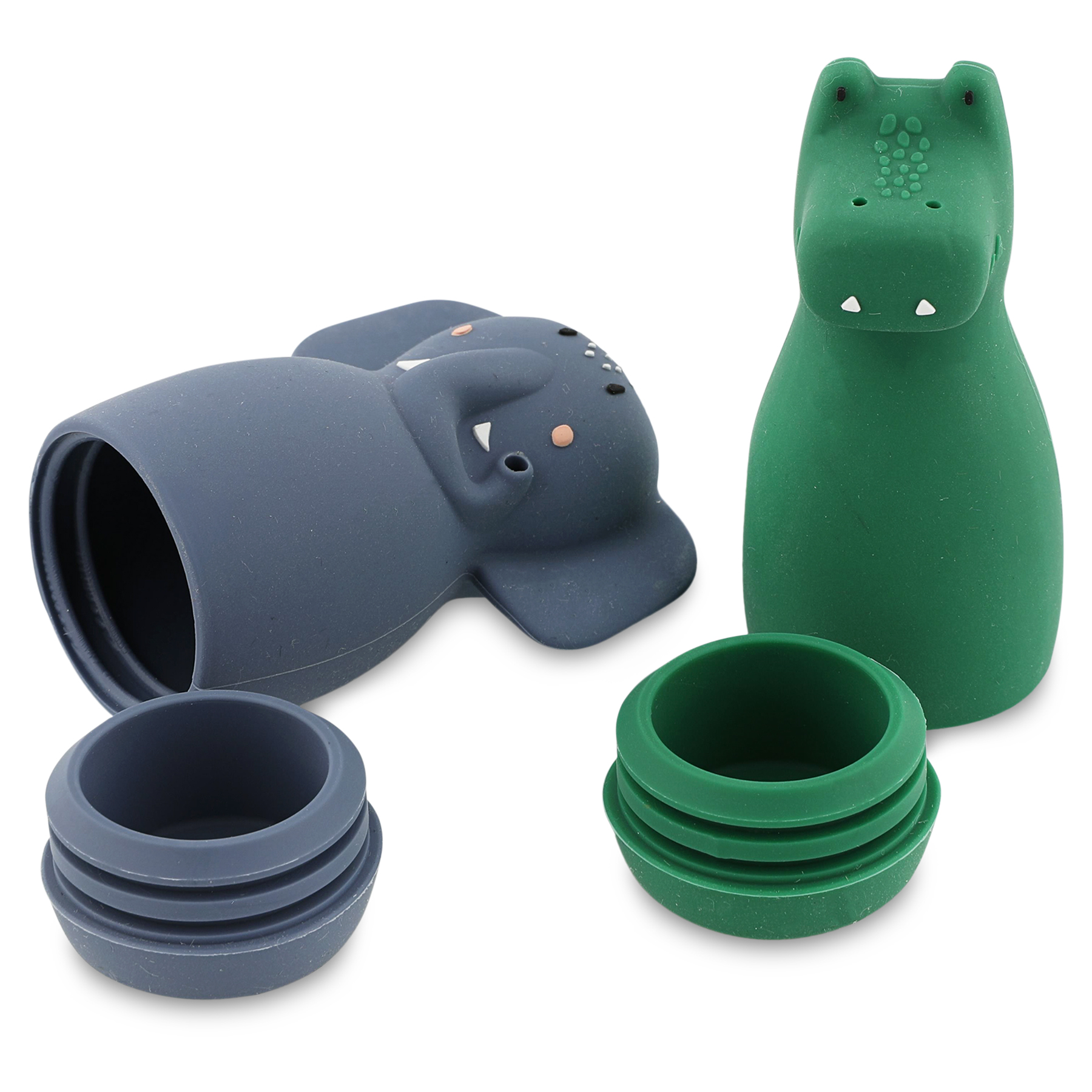 Trixie Badespielzeug (ab 6 Monaten) | Quetschtiere Mrs. Elephant & Mr. Crocodile