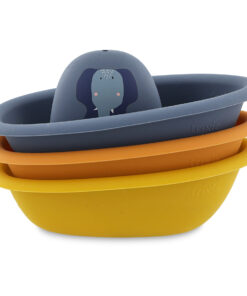 Trixie Badespielzeug Silikon | Stapelboote 3teilig