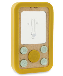 Trixie Babytelefon aus Holz & Silikon | Löwe