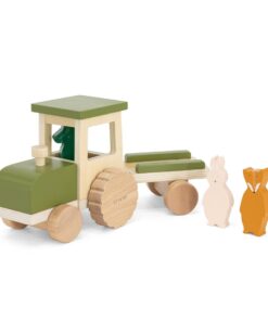 Trixie Holz Traktor mit Anhänger (ab 18m +)